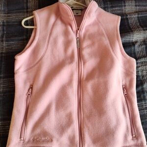 Columbia Light Pink Fleece Vest
